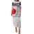 Custom Japan Football Family Matching Puletasi and Hawaiian Shirt Seigaiha and Sun