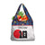 Custom Japan Football Grocery Bag Seigaiha and Sun