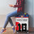 Custom Japan Football Luggage Cover Seigaiha and Sun