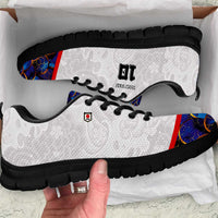 Custom Japan Football Sneakers Seigaiha and Sun