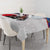 Custom Japan Football Tablecloth Seigaiha and Sun