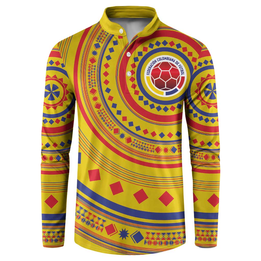 Custom Colombia Football Button Sweatshirt Sporty Vueltiao Hat