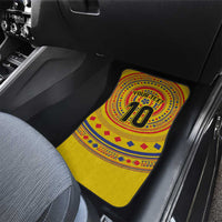 Custom Colombia Football Car Mats Sporty Vueltiao Hat