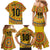 Custom Colombia Football Family Matching Mermaid Dress and Hawaiian Shirt Sporty Vueltiao Hat
