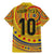 Custom Colombia Football Family Matching Mermaid Dress and Hawaiian Shirt Sporty Vueltiao Hat