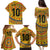 Custom Colombia Football Family Matching Puletasi and Hawaiian Shirt Sporty Vueltiao Hat