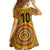 Custom Colombia Football Family Matching Summer Maxi Dress and Hawaiian Shirt Sporty Vueltiao Hat