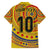 Custom Colombia Football Family Matching Summer Maxi Dress and Hawaiian Shirt Sporty Vueltiao Hat
