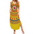 Custom Colombia Football Family Matching Summer Maxi Dress and Hawaiian Shirt Sporty Vueltiao Hat