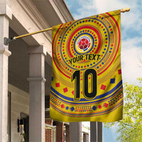 Custom Colombia Football Garden Flag Sporty Vueltiao Hat