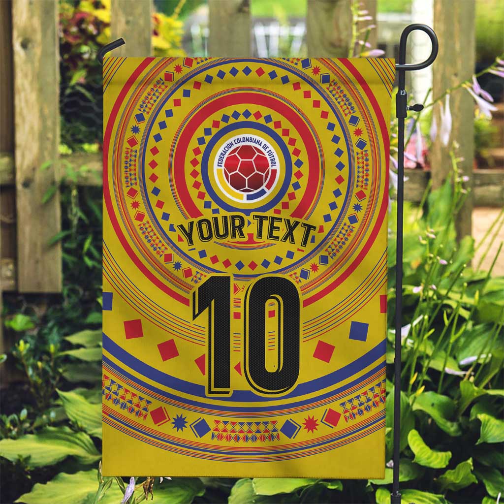 Custom Colombia Football Garden Flag Sporty Vueltiao Hat