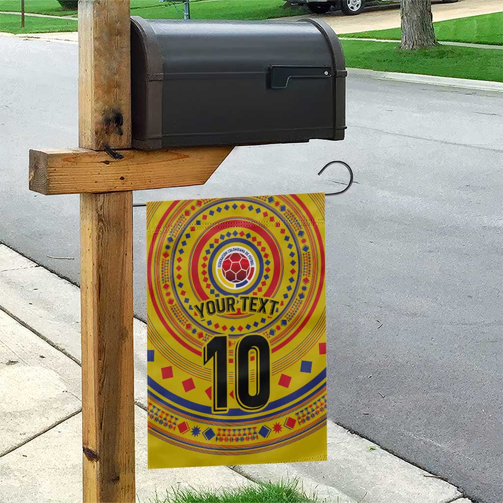 Custom Colombia Football Garden Flag Sporty Vueltiao Hat