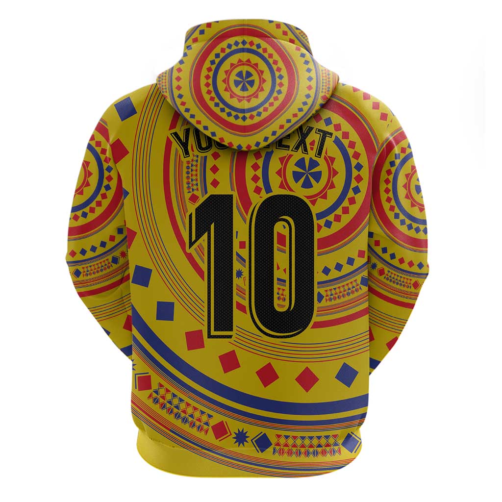Custom Colombia Football Hoodie Sporty Vueltiao Hat