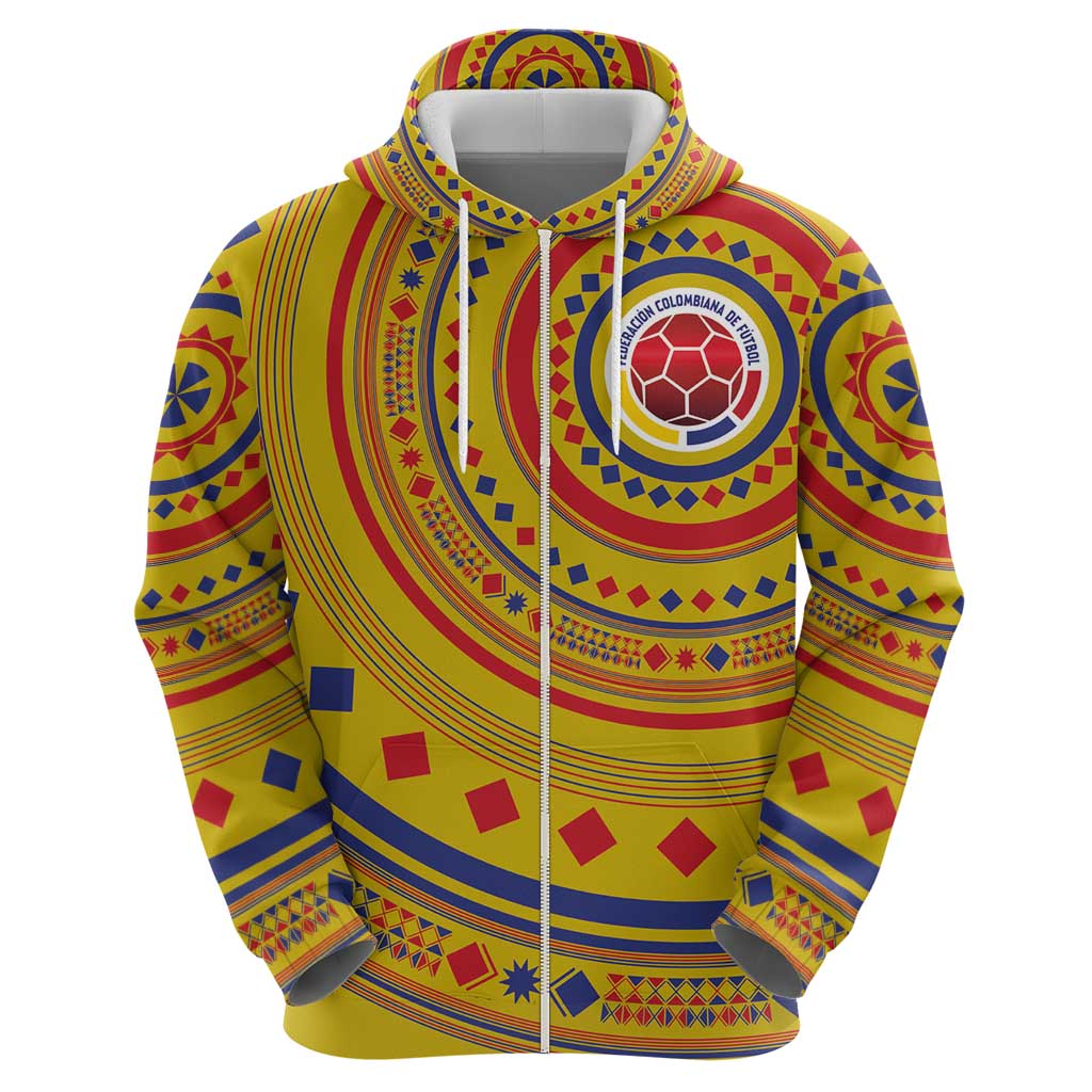 Custom Colombia Football Hoodie Sporty Vueltiao Hat