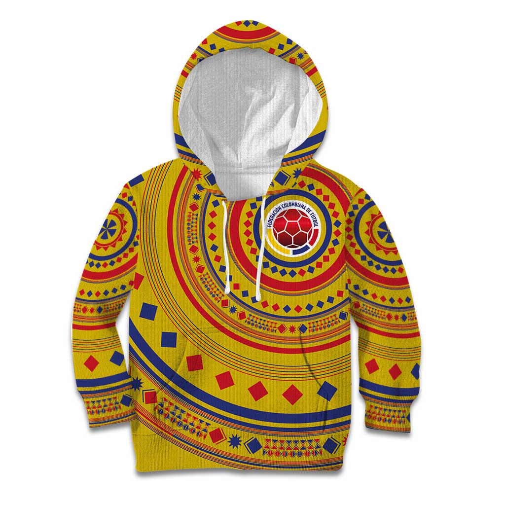 Custom Colombia Football Kid Hoodie Sporty Vueltiao Hat