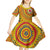 Custom Colombia Football Kid Short Sleeve Dress Sporty Vueltiao Hat
