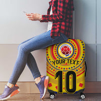 Custom Colombia Football Luggage Cover Sporty Vueltiao Hat