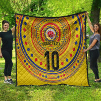 Custom Colombia Football Quilt Sporty Vueltiao Hat