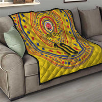 Custom Colombia Football Quilt Sporty Vueltiao Hat