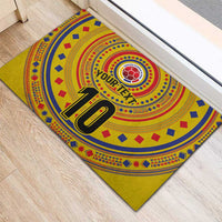 Custom Colombia Football Rubber Doormat Sporty Vueltiao Hat