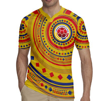 Custom Colombia Football Rugby Jersey Sporty Vueltiao Hat