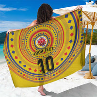 Custom Colombia Football Sarong Sporty Vueltiao Hat