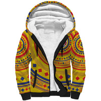 Custom Colombia Football Sherpa Hoodie Sporty Vueltiao Hat