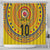 Custom Colombia Football Shower Curtain Sporty Vueltiao Hat