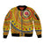 Custom Colombia Football Sleeve Zip Bomber Jacket Sporty Vueltiao Hat