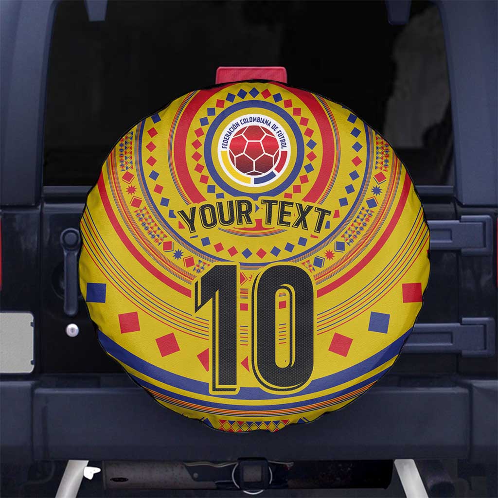 Custom Colombia Football Spare Tire Cover Sporty Vueltiao Hat