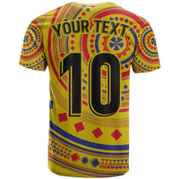 Custom Colombia Football T Shirt Sporty Vueltiao Hat