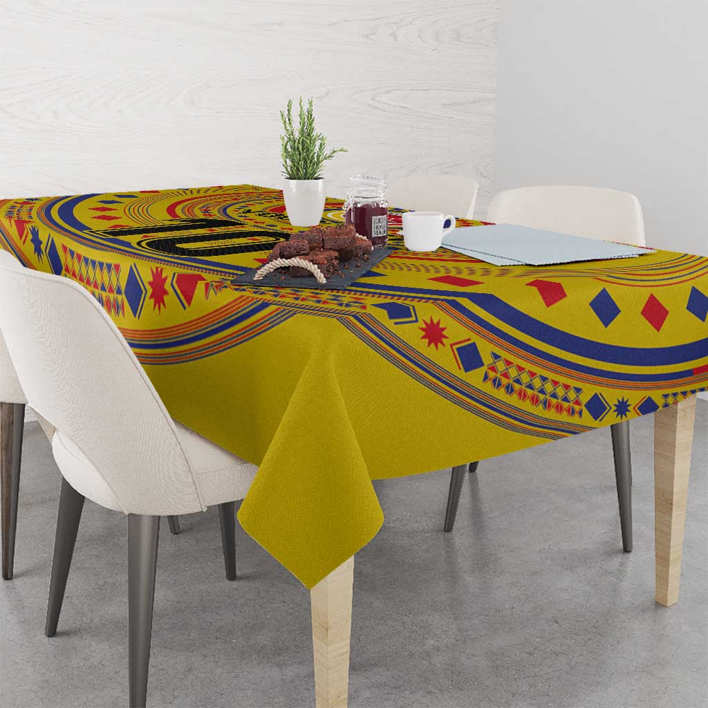 Custom Colombia Football Tablecloth Sporty Vueltiao Hat