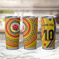 Custom Colombia Football Tumbler Cup Sporty Vueltiao Hat
