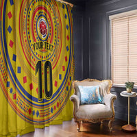 Custom Colombia Football Window Curtain Sporty Vueltiao Hat