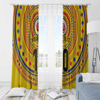 Custom Colombia Football Window Curtain Sporty Vueltiao Hat