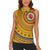Custom Colombia Football Women Sleeveless Polo Shirt Sporty Vueltiao Hat