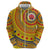 Custom Colombia Football Zip Hoodie Sporty Vueltiao Hat