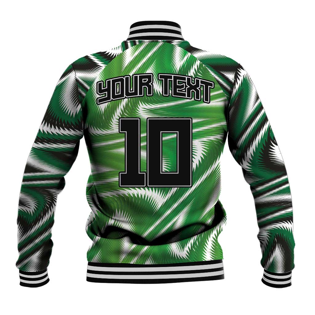 Custom Nigeria Football Baseball Jacket Sporty Super Eagles