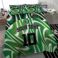 Custom Nigeria Football Bedding Set Sporty Super Eagles