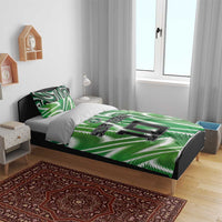 Custom Nigeria Football Bedding Set Sporty Super Eagles