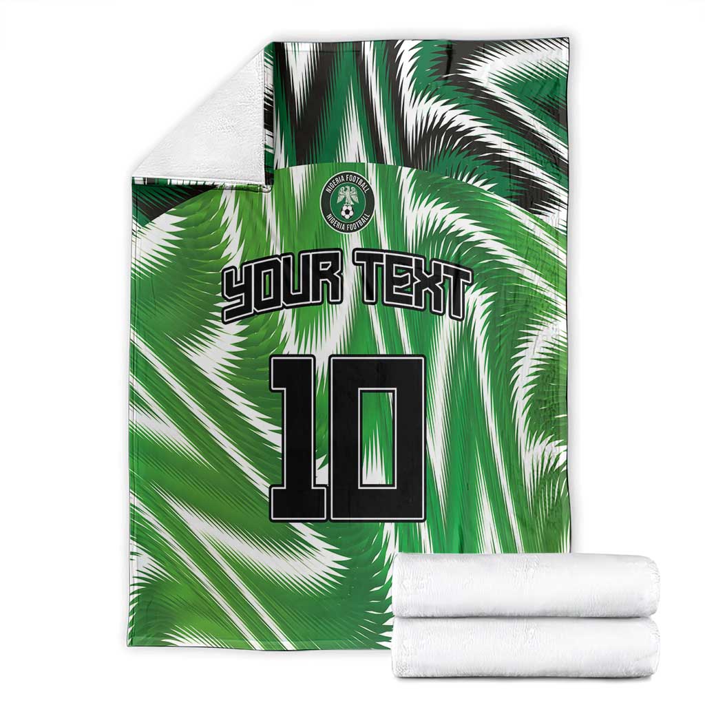 Custom Nigeria Football Blanket Sporty Super Eagles