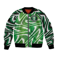 Custom Nigeria Football Bomber Jacket Sporty Super Eagles