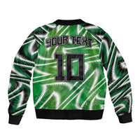 Custom Nigeria Football Bomber Jacket Sporty Super Eagles
