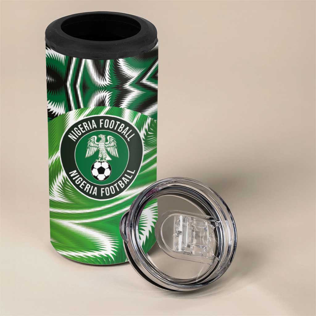 Custom Nigeria Football 4 in 1 Can Cooler Tumbler Sporty Super Eagles