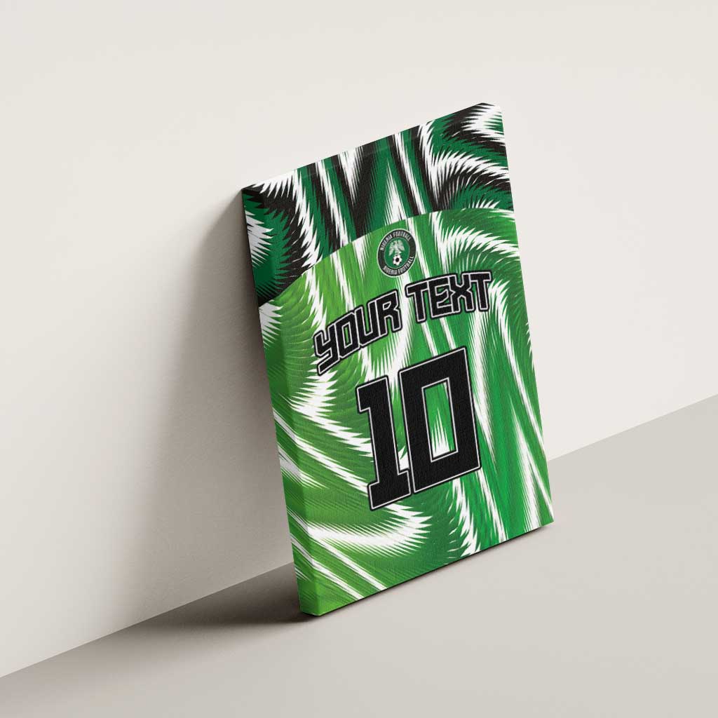 Custom Nigeria Football Canvas Wall Art Sporty Super Eagles