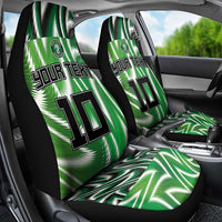 Custom Nigeria Football Car Seat Cover Sporty Super Eagles