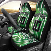 Custom Nigeria Football Car Seat Cover Sporty Super Eagles