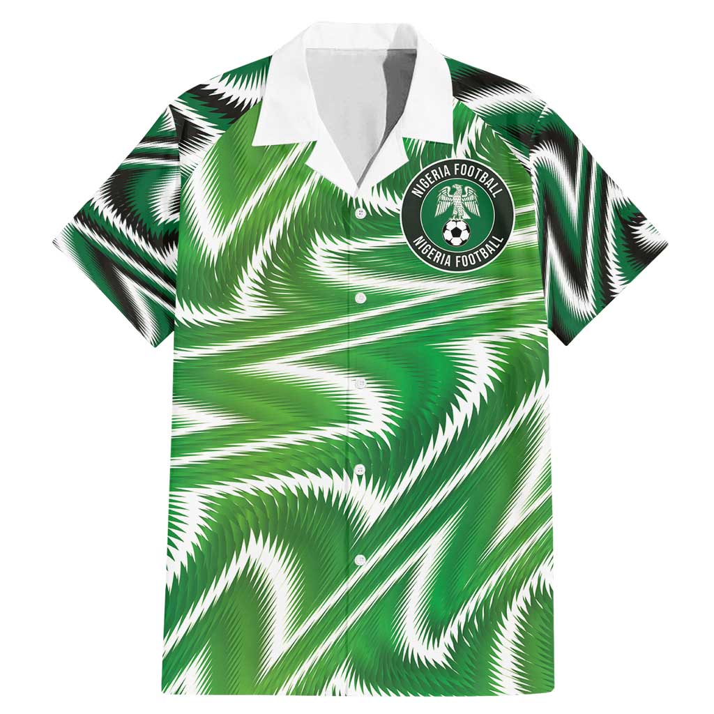 Custom Nigeria Football Family Matching Mermaid Dress and Hawaiian Shirt Sporty Super Eagles