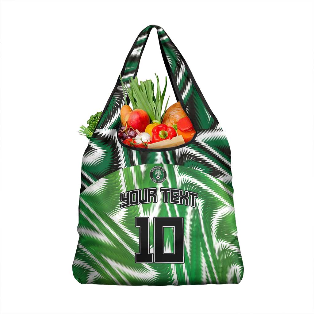 Custom Nigeria Football Grocery Bag Sporty Super Eagles