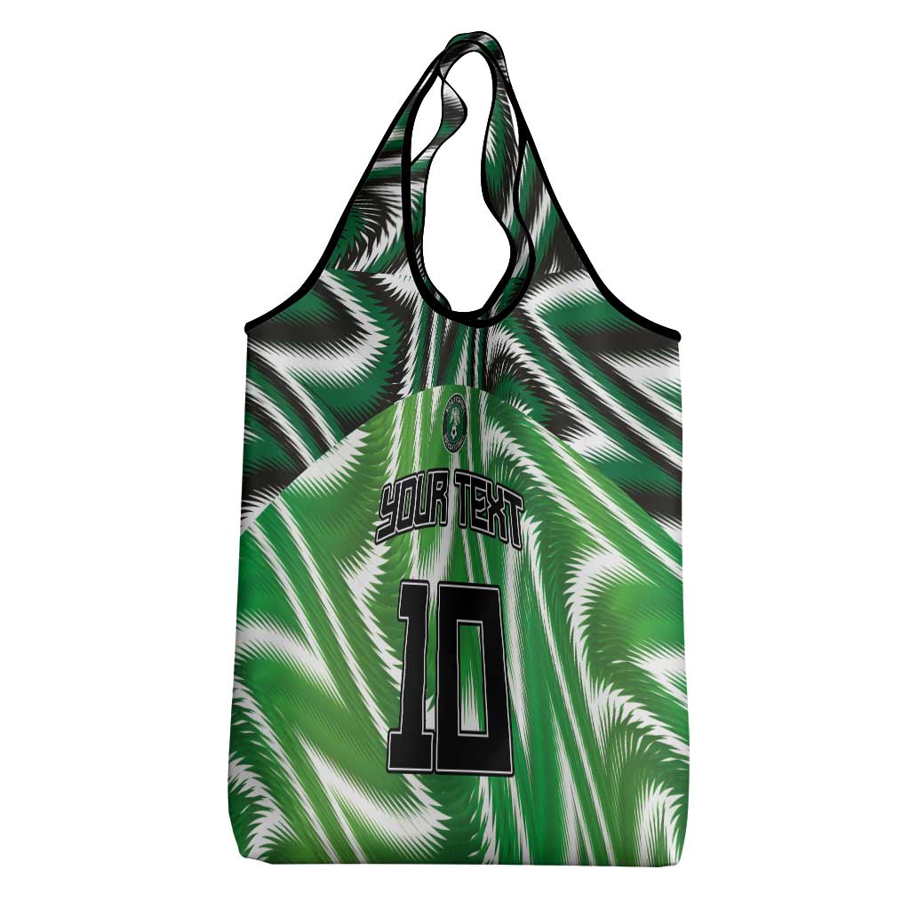 Custom Nigeria Football Grocery Bag Sporty Super Eagles